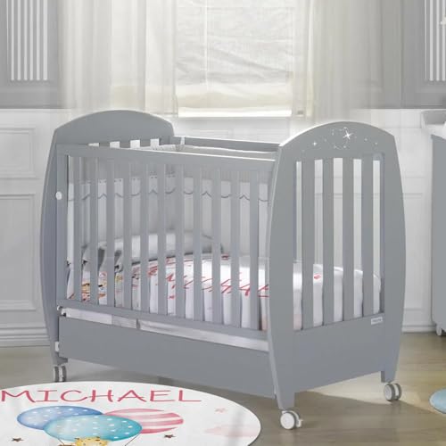 Product: YISMEET Custom Name Crib Bedding Set, Personalized Nursery Bedding 3-Piece Set– Soft Blanket, Fitted Sheet, Room Rug – Perfect Nursery Gifts for Newborns, Pink Animal Tour Theme for Baby Girls