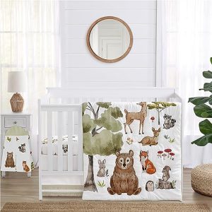 Crib Bedding Set Woodland